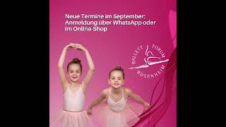 Wie werde ich Tanzlehrerin? #ballettforumrosenheim #nachderschule #bewegungfürkinder #dance