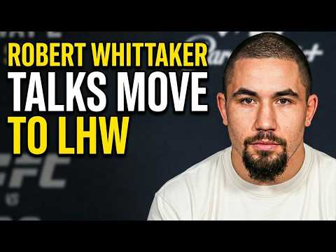 Robert Whittaker on switching UFC divisions: No more brutal weight cuts 🙌 #ufc