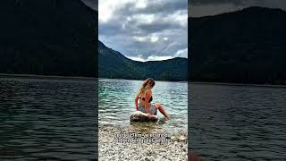 Almanya'daki Cennet köşe🌊 #vanlife #eibsee #almanya #solotravel