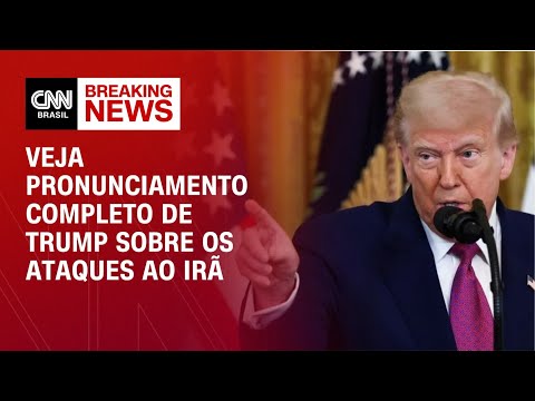 ​Trump faz pronunciamento sobre os ataques americanos ao Irã | CNN PRIME TIME