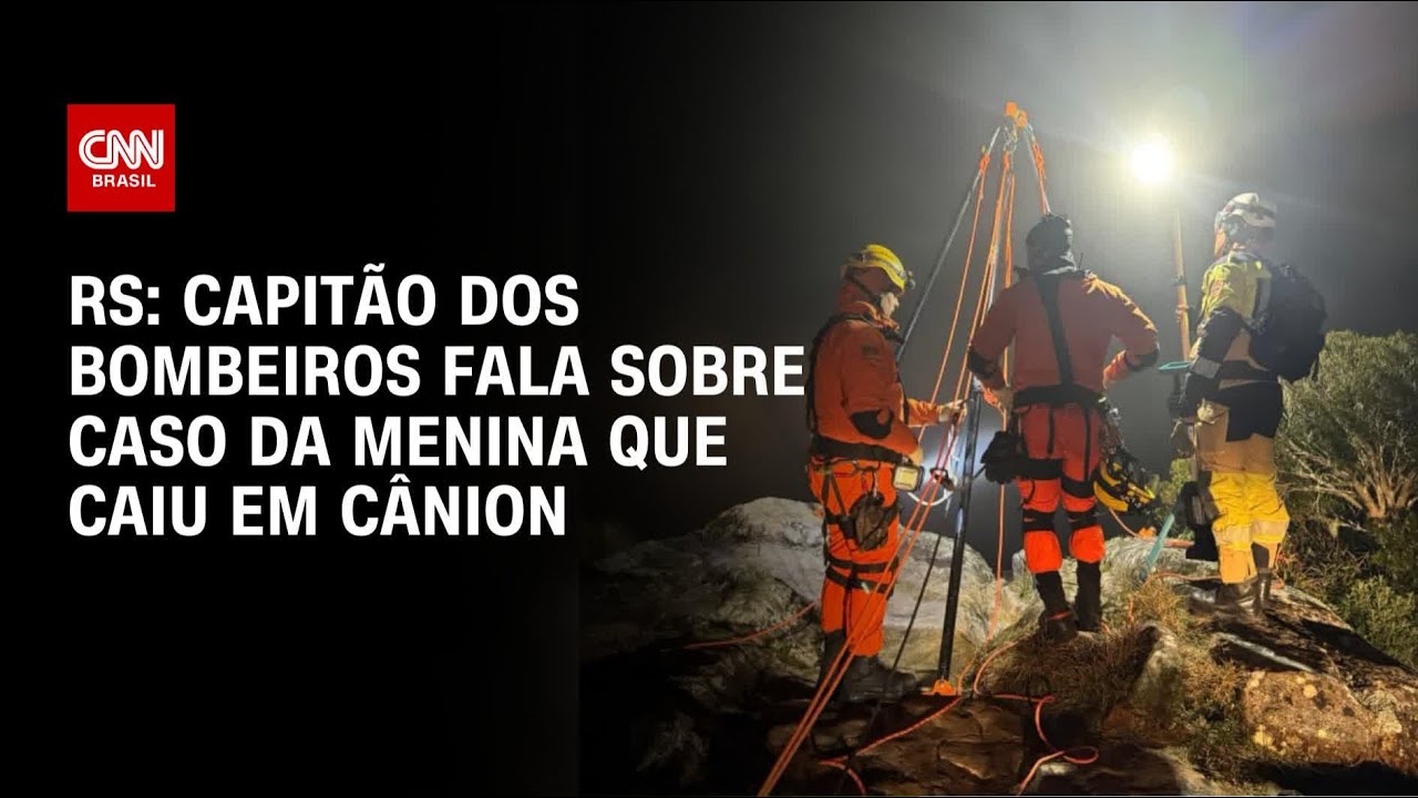 Capitão do Corpo de Bombeiros do RS fala sobre menina que caiu no Cânion | BASTIDORES CNN