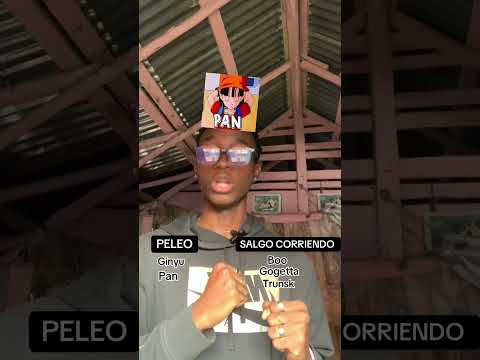 PELEO O SALGO CORRIENDO -DB🐉 #animeshorts #dragonball #anime #shorts