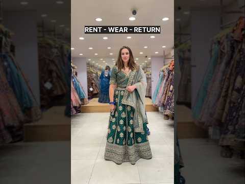Wedding Outfit On RENT #laljees #wedding #bridal #lehenga #shaadi #shopping #shorts #trending #yt