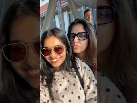 Let’s go Delhi for YouTube event ♥️ with @SaranyaNandakumar #ootdguide #youtube #youtubeshorts