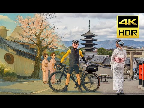 【4K HDR】世界级骑行路线有多爽？｜自行车上的岛波海道，偶遇日本樱花季