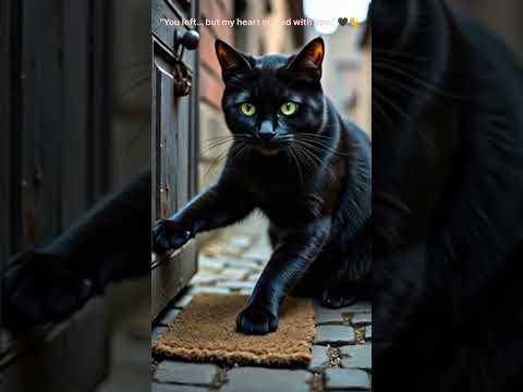 owner left the cat, malik ne billi ko chor diya #emotional #shots #animation #cartoon #sad#cat