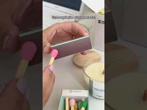 Esse fósforo não queima por nada!! 👀