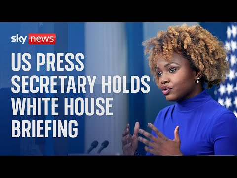 Watch live: Press Secretary Karine Jean-Pierre holds White House briefing