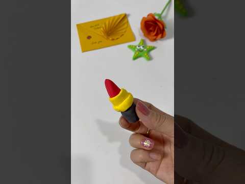I made a lipstick with Clay #shorts #sigemchannel #claycraft