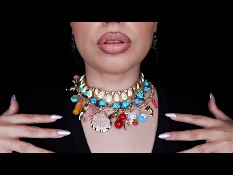 ASMR| Necklace Collection - Tingles for the Jewelry Lovers - Jingly Sounds, Scratching & Tapping