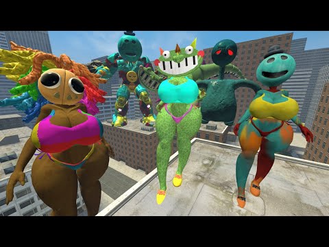 5 ALL SECRETS Miss Pianosaurus vs Yarnaby x Harley Freddy Girl FNAF Poppy Playtime CHAPTER 4 In GMOD