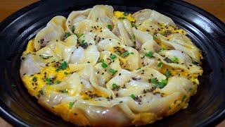 以后想吃脆煎饺，再也不要去排队了，家里只要有一个电饭锅就能做，酥脆的外壳，内里多汁，太好吃了#like #美食教程 #cooking #小吃