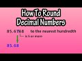 Rounding Decimal Numbers Concepts