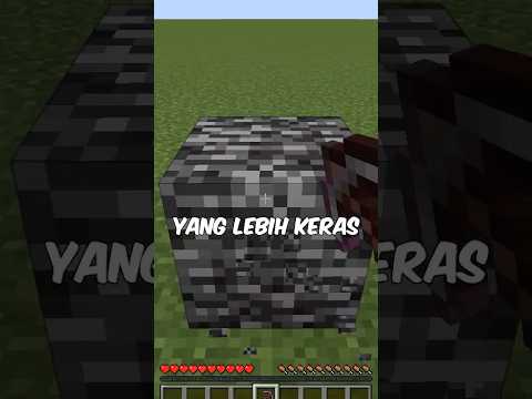 Ada block yang lebih keras daripada BEDROCK? #minecraft
