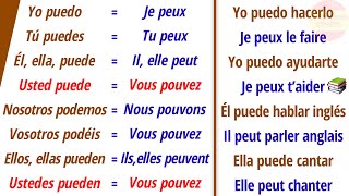 Conjugaison du verbe Pouvoir = (PODER) en espagnol - (Phrases) | Leçons d'Espagnol