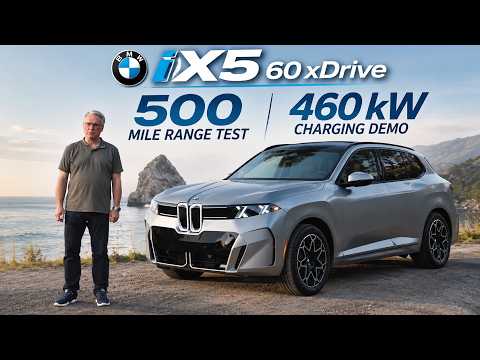 2027 BMW <strong>iX5</strong> Drives 500 Miles and Charges at 460 kW!