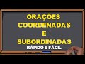 Análise Sintática e Estruturas Orais