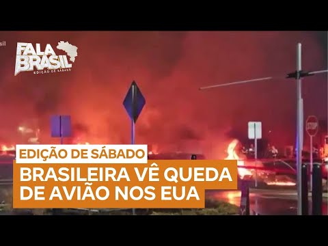 Brasileira testemunha explosão de avião que matou seis pessoas na Filadélfia (EUA)