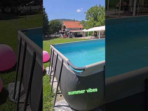 Summer vibes / Intex pool water pump