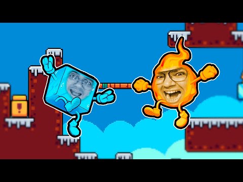FOMOS TRANSFORMADOS EM BLOCO DE GELO E FOGUINHO!!!