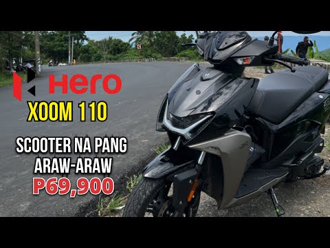 Hero Xoom 110 Scooter na High Tech| 1st Ride Impressions | MotoPaps