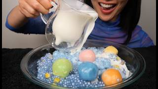 BUA LOY (ASMR THAI DESSERT EATING SOUNDS) NO TALKING | SAS-ASMR