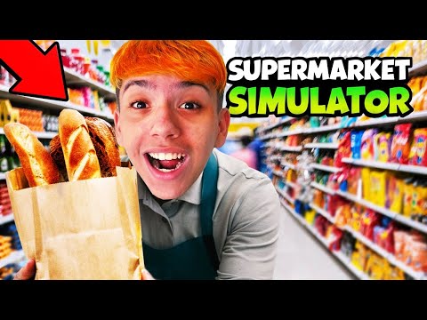 VIREI DONO DE UM SUPERMERCADO DE SUCESSO!! (Supermarket Simulator)