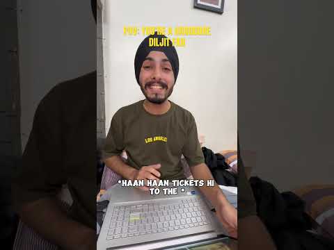 Diljit Dosanjh tickets sold out funny #diljitdosanjh #diljit #tickets #funny #reels #funnyshorts