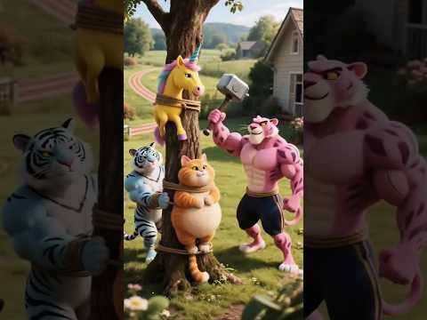 खतरनाक चीते की सज़ा 😱 | बिल्ली और यूनिकॉर्न की मजेदार कहानी | Funny Animal Story in Hindi | #shorts