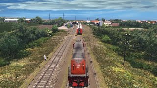 Lokomotif Kereta Api Putar Balik