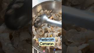 PASTA CON CAMARÓN, DOMINGO FAMILIAR 🍤🍝 #viral #lunch #recetas #food #ffyp #lunchbox #comida