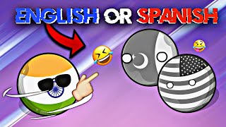 English or Spanish? Countryball Edition Funniest Moments 😂🤣