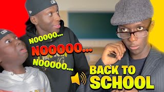 INIZIÒ SCUOLA CON IL PAPÀ NERO E IL FRATELLINO 👦🏽« PORCODURO🤣🤦🏾‍♂️”