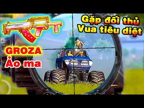 Khi 2 kẻ đi săn gặp nhau - Groza vẫn là vũ khí mạnh để cân 4 [PUBG Mobile]