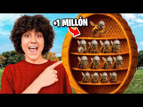 HICE MI PROPIO EJERCITO DE ABEJAS!🤯🐝