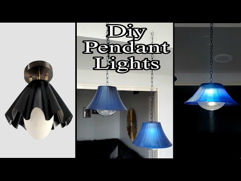 DIY DOLLAR TREE Light | Pendant Light  | Craft Angel