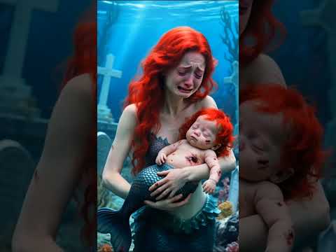 The little mermaid is infected, the puppy help 🌟#magic #ai #youtubeshorts