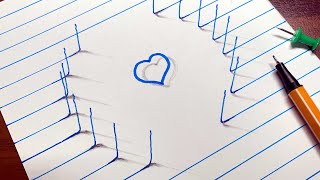 How To Make A 3d Valentine's Day Drawing