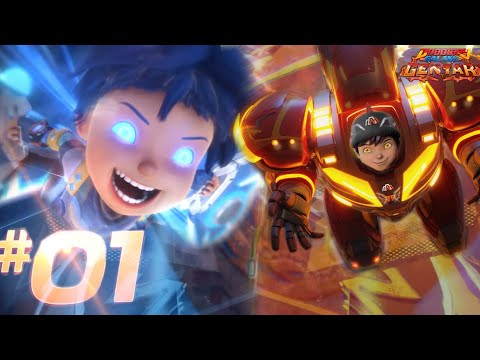 EPISODE 01 BARU - Boboiboy Galaxy Gentar | KUASA ELEMENTAL FUSION VS TAHAP 3 FULL !