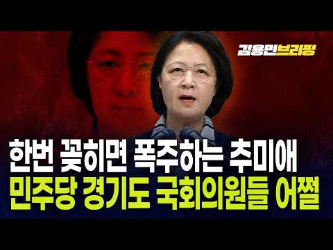한번 꽂히면 폭주하는 추미애 민주당 경기도 <strong>국회의원들</strong> 어쩔