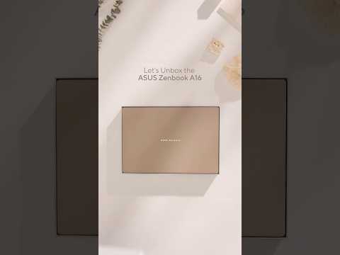 Unboxing the most powerful Snapdragon laptop ๐ฆ๐ซง #ZenbookA16