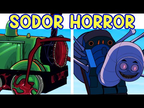 FNF Vs Spider Thomas, Oliver The Beast, Slender Engine [HORROR ON SODOR]