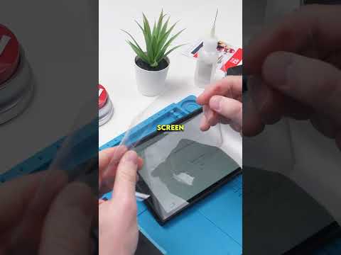 REMOVING THE SWITCH 2'S SCREEN PROTECTOR... #shorts  @PhoneRepairGuru
