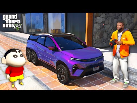 Franklin & Shinchan Buy Mini Tata Nexon 2024 Toy Car in Gta 5 | Gta V Gameplay