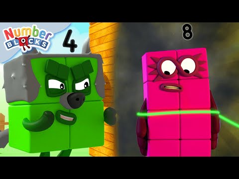 Disfraces de HALLOWEEN | @Numberblocks en Español | Aprende a contar