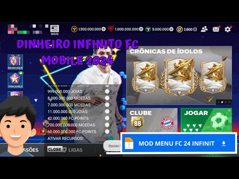 FC Mobile 2024!! como ter dinheiro infinito no EA FC 24 mob!