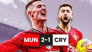 Podium ligi! Duet Sesko-Bruno! Kontrowersyjna czerwona kartka? Manchester United 2-1 Crystal Palace