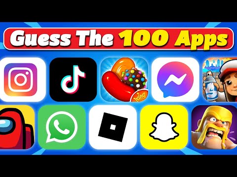 Guess the App LOGO in 3 Seconds! | 100 Famous App Logos in the World   Logo Quiz