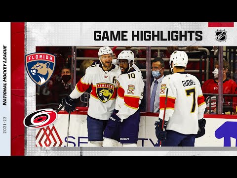 Panthers @ Hurricanes 1/8/22 | NHL Highlights