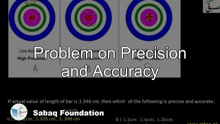 Problem on Precision and Accuracy